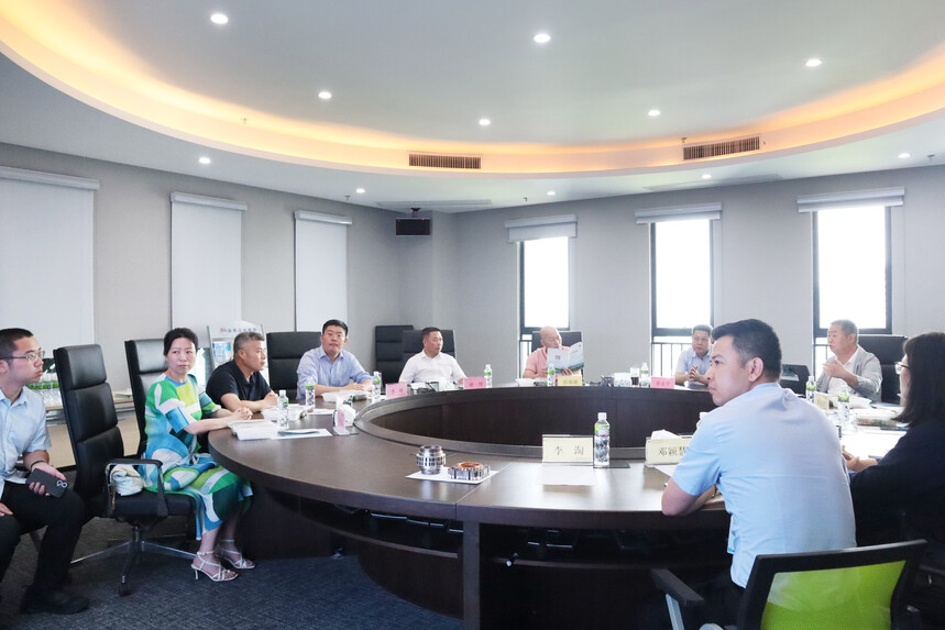  【考察交流】 赣县区委书记、赣州高新区党工委书记廖永平一行到访广东中汇宝能源科技有限公司